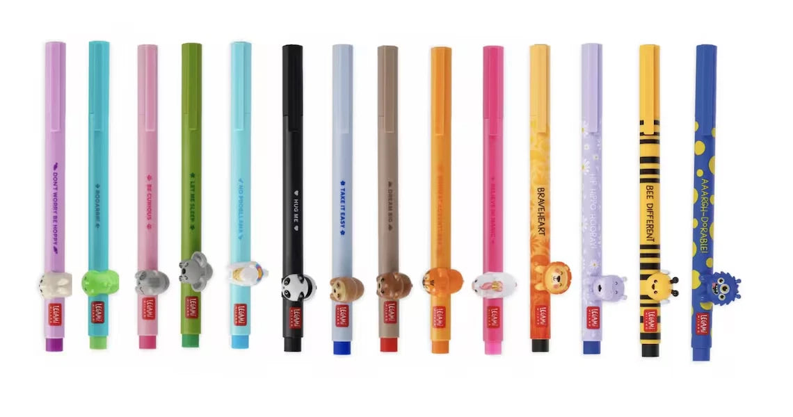 Penna Gel con Animaletto Decorativo - Lovely Friends - Legami