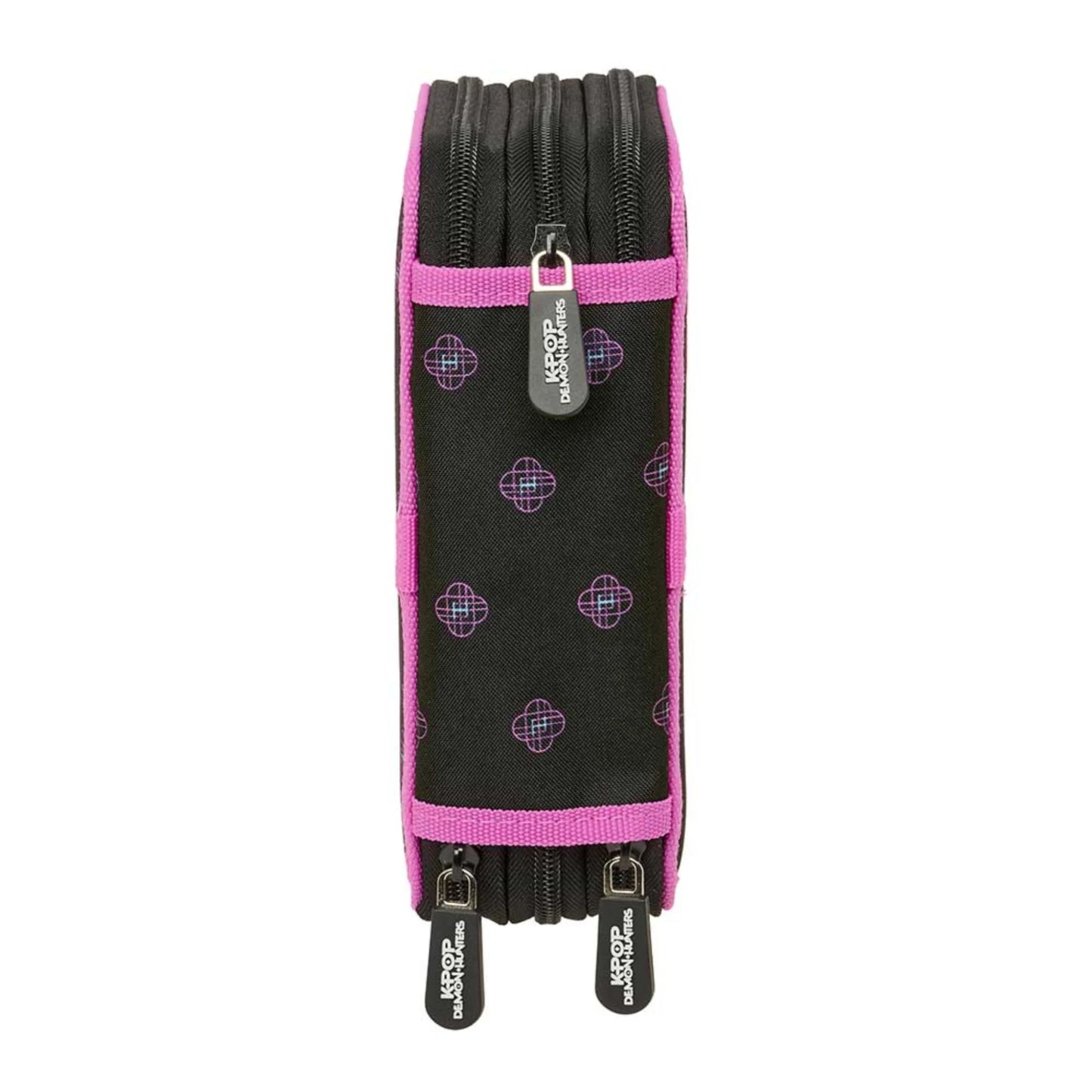 Astuccio 3 Zip Safta K-Pop Demon Hunters Huntrix Nero con 37 Accessori — Licenza Ufficiale Netflix 2026