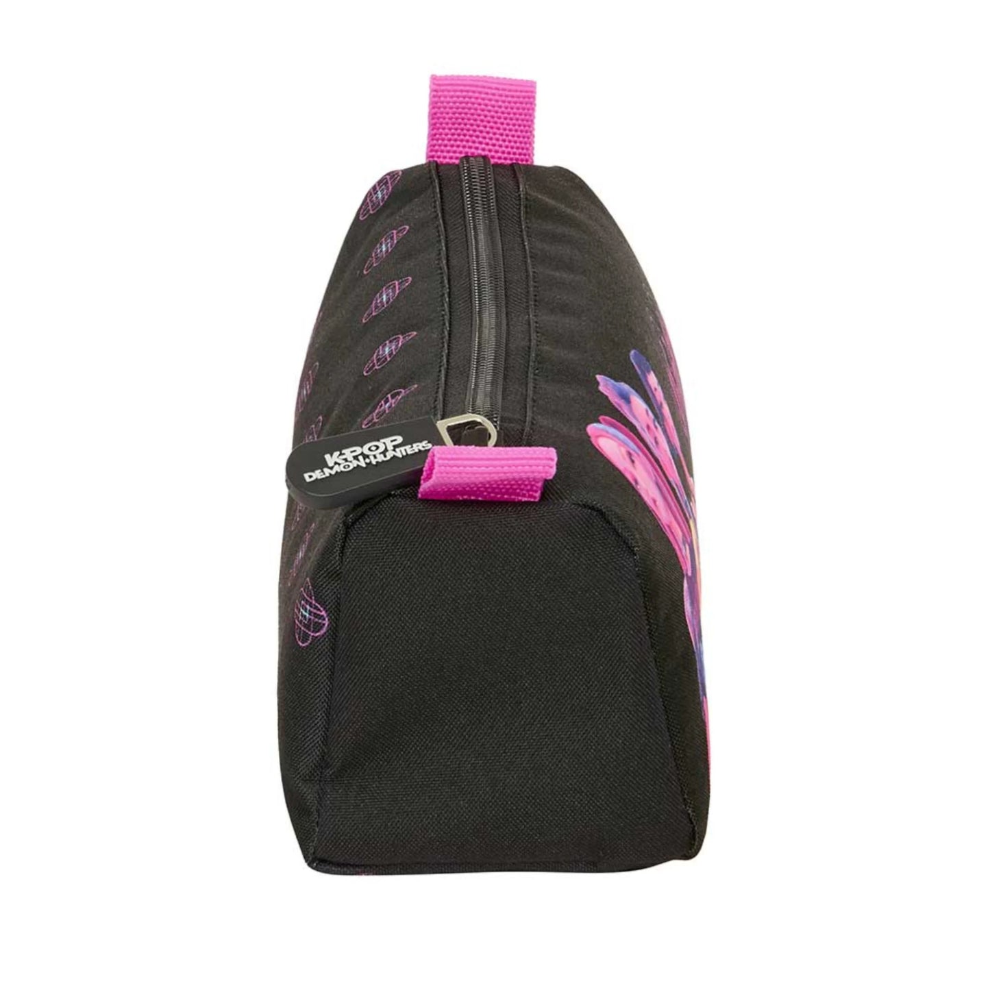 Portacolori Safta K-Pop Demon Hunters Huntrix Nero 1 Scomparto — Grafica Ufficiale Netflix Tirazip Logo 2026