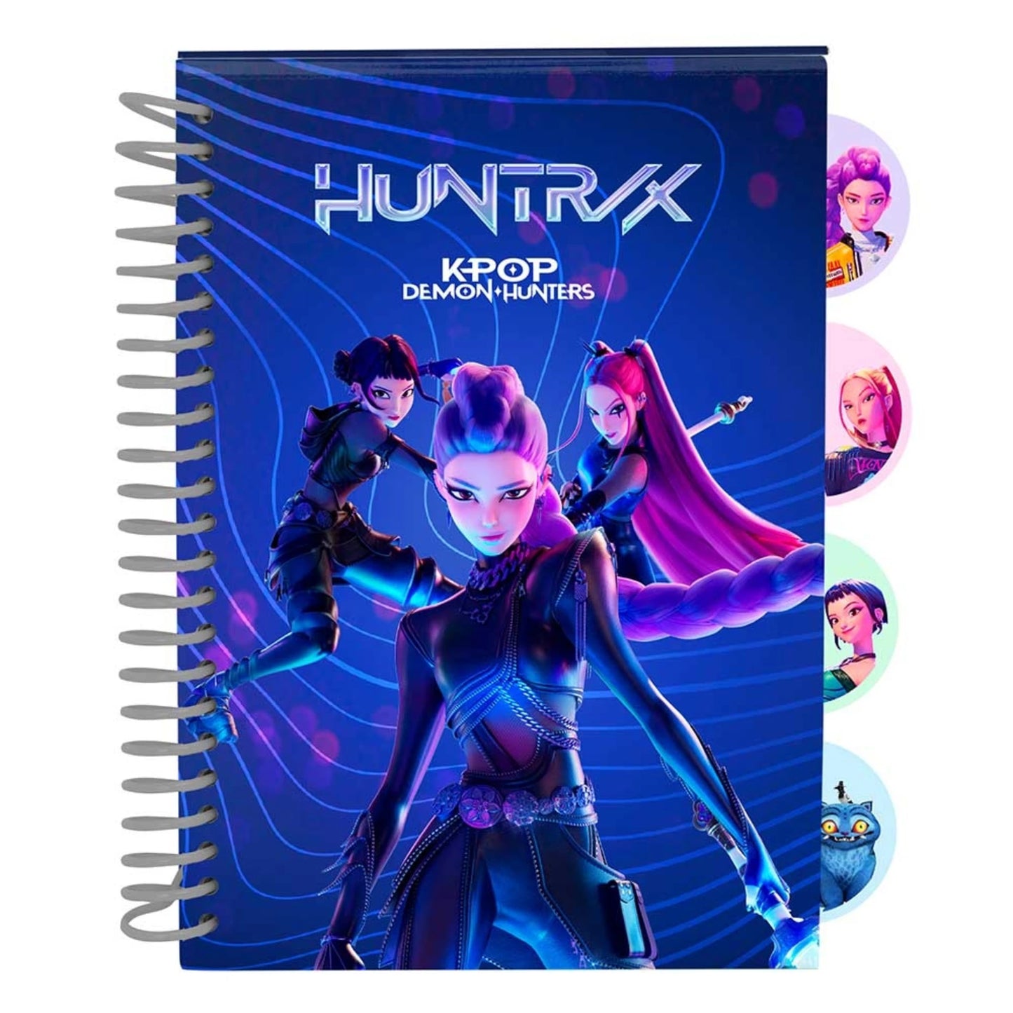 Quaderno Spirale A5 Safta K-POP Demon Hunters — 80 Fogli 4 Divisori Huntrx Netflix