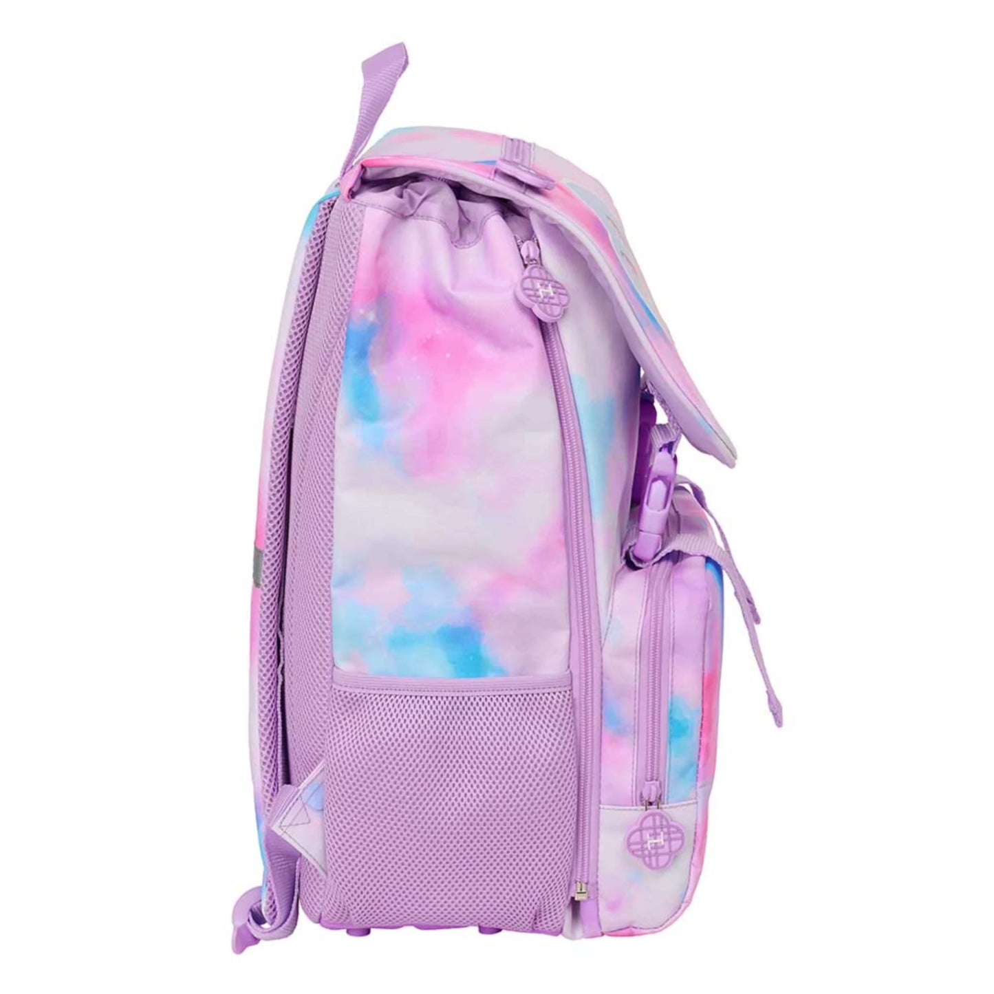 Zaino Scuola Safta K-Pop Demon Hunters Artist Lilla Estensibile 17,5L — Tie-Dye Pastel Licenza Ufficiale Netflix 2026