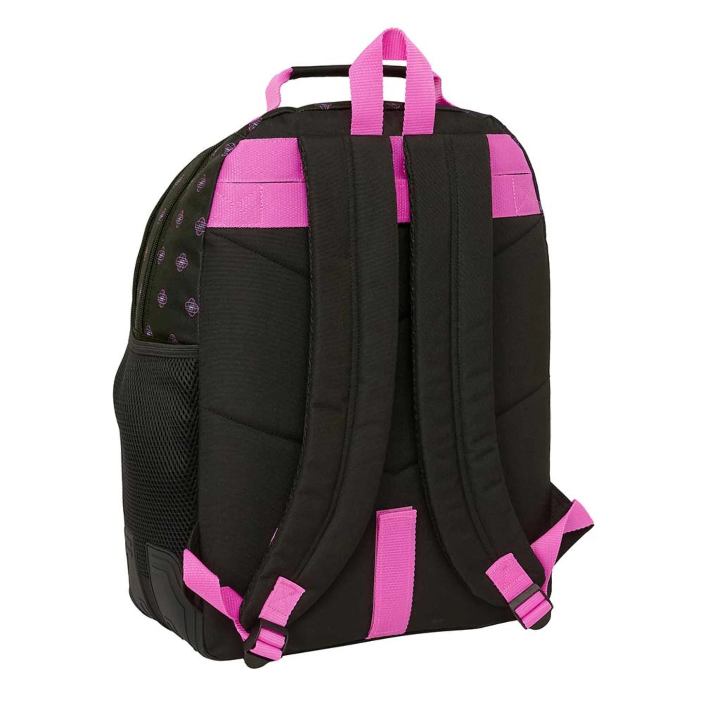 Zaino Scuola Safta K-Pop Demon Hunters Huntrix Nero Triplo Scomparto 20L — Adattabile Carrello Licenza Ufficiale Netflix 2026