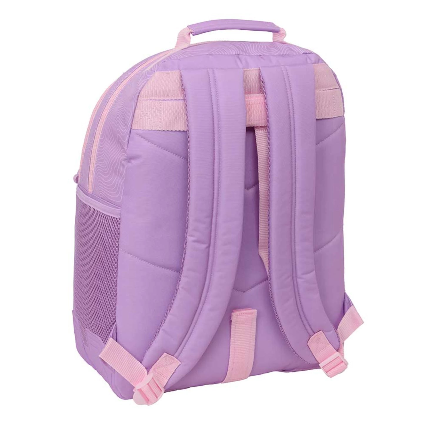 Zaino Scuola Safta K-Pop Demon Hunters Iconic Lilla Doppio Scomparto 20L — Adattabile Carrello Licenza Ufficiale Netflix 2026