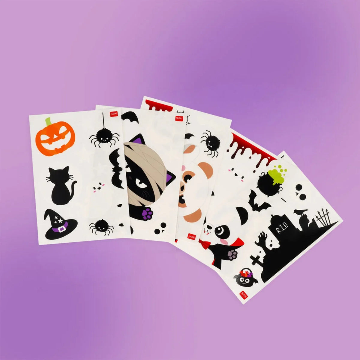 Set 40 Adesivi Elettrostatici Halloween per Finestre Legami – Windo-Wow