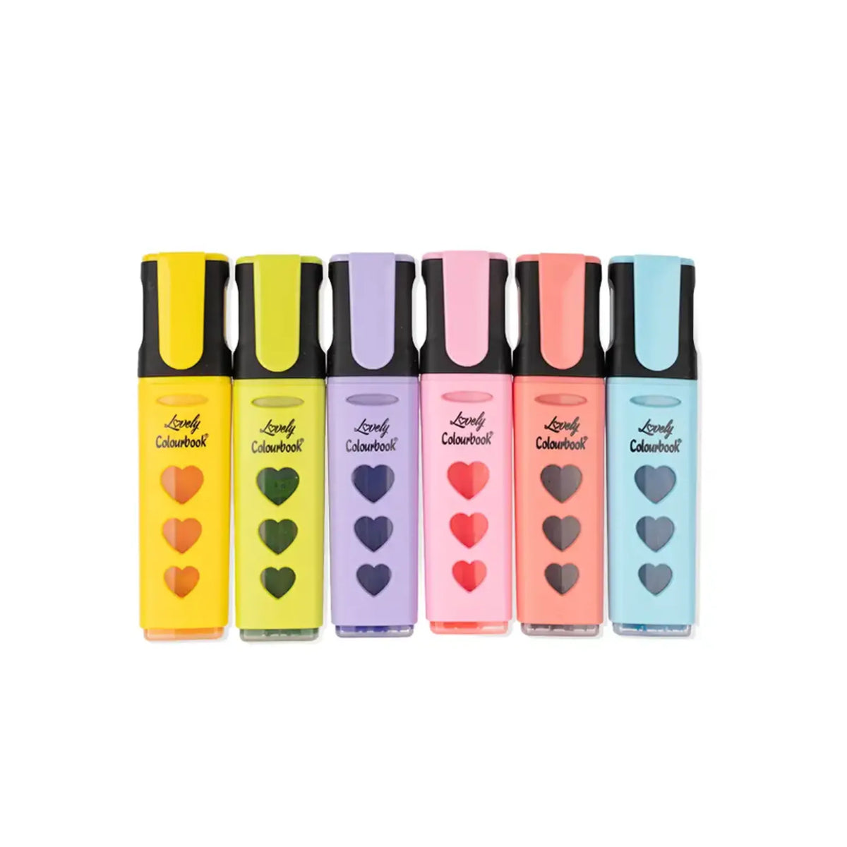 Set 6 Evidenziatori Liquidi Lovely Pastel Colourbook