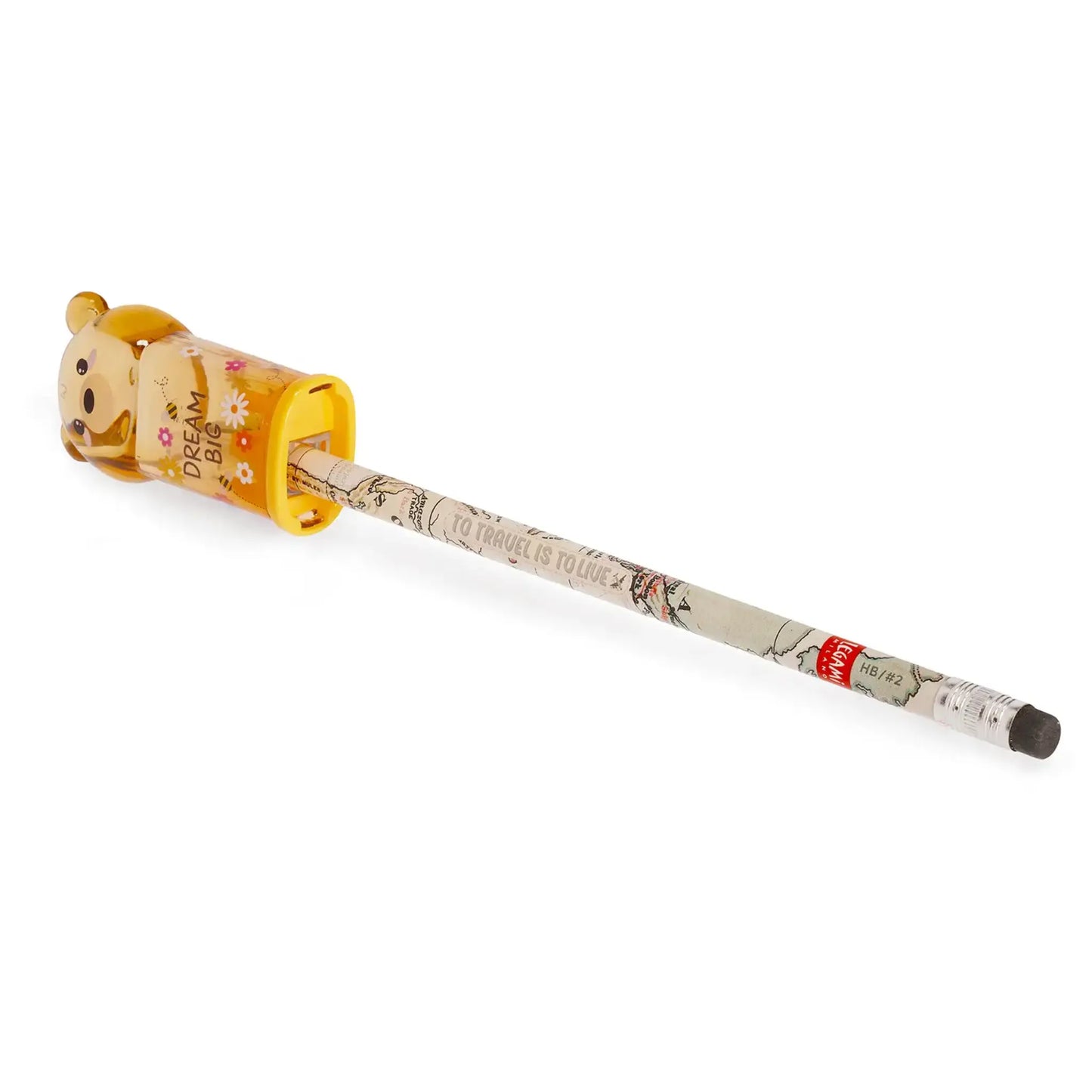 Temperino Orsetto Legami con Contenitore | Bear Sweet Bear Dream Big Kawaii