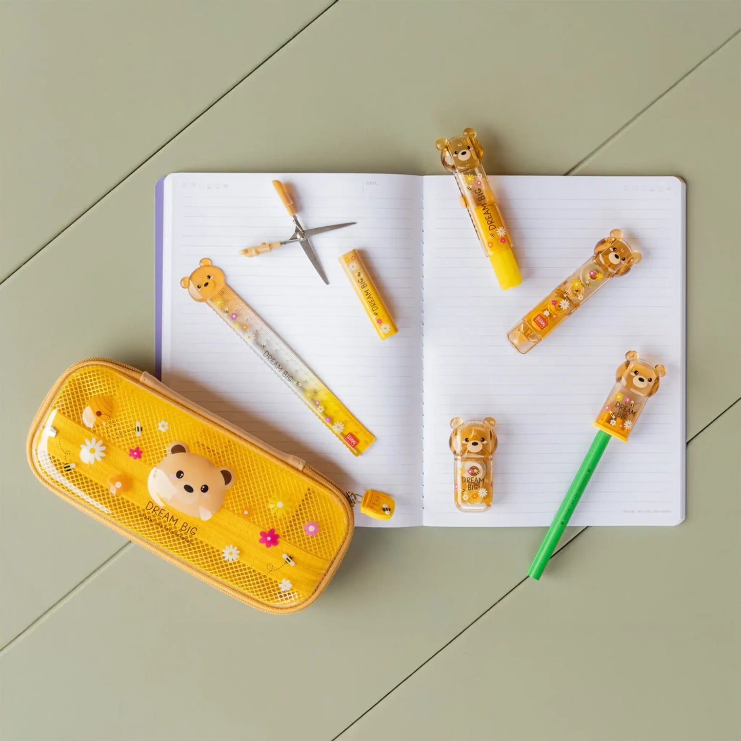 Temperino Orsetto Legami con Contenitore | Bear Sweet Bear Dream Big Kawaii