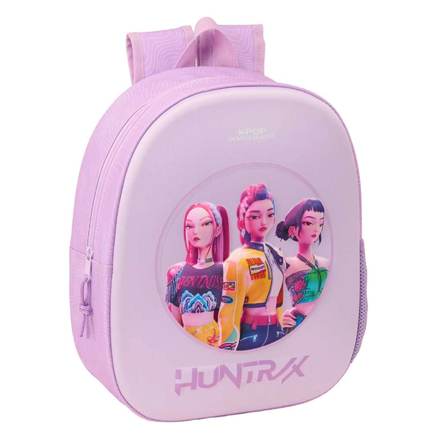 Zaino Scuola K-Pop Demon Hunters Iconic 3D 27x33x10 cm Originale Safta Bambini Ragazze Tempo Libero