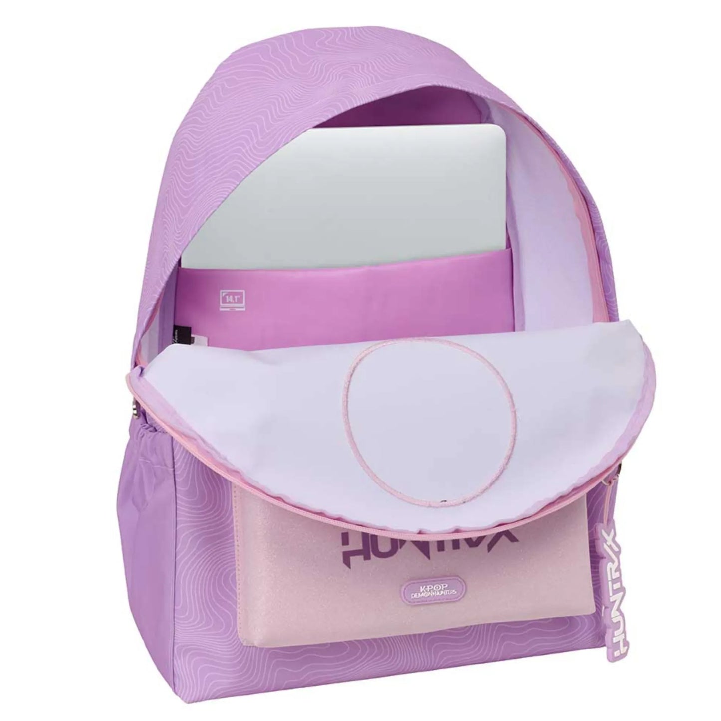 Zaino Porta PC K-Pop Demon Hunters Iconic 14,1" Laptop Scuola 17,3 Litri