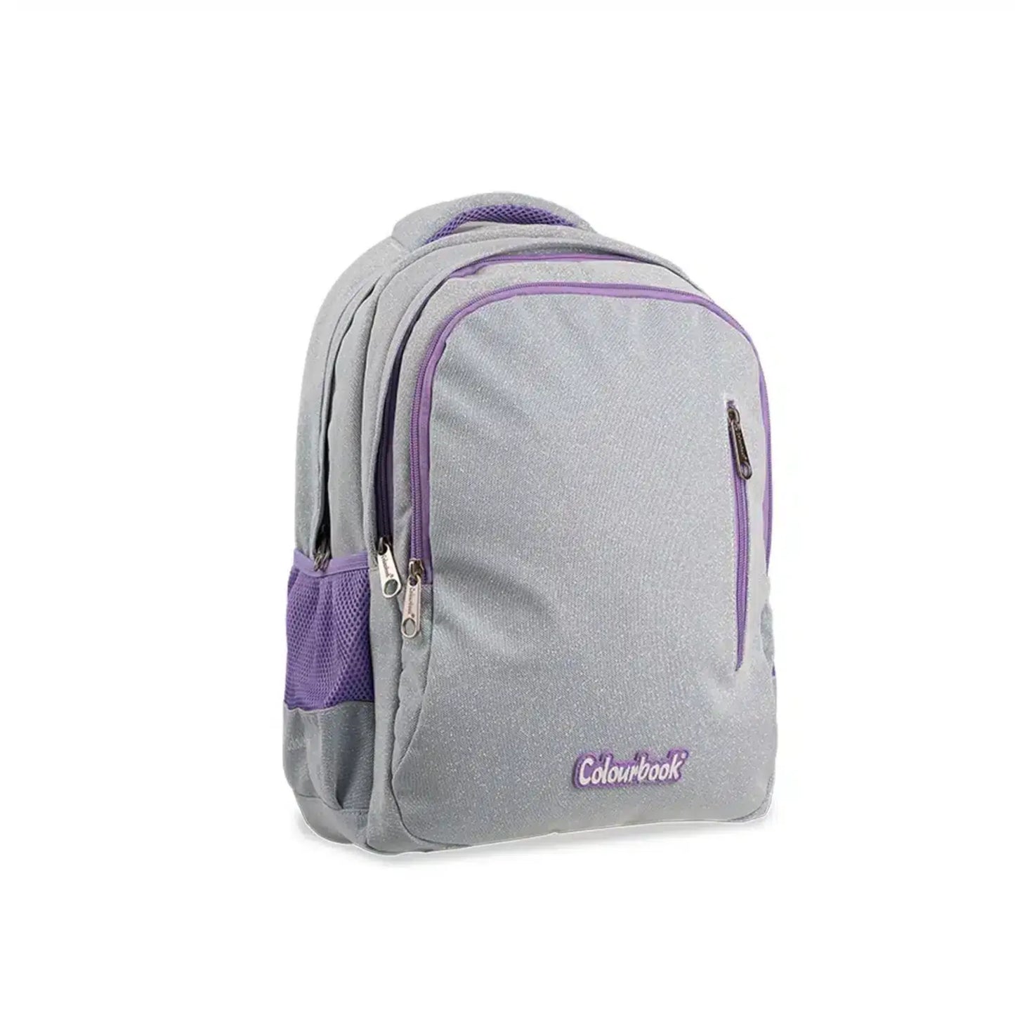 Zaino Scuola Colourbook Glitter 30L Lilla Nero Rosa Oro 2026-2027