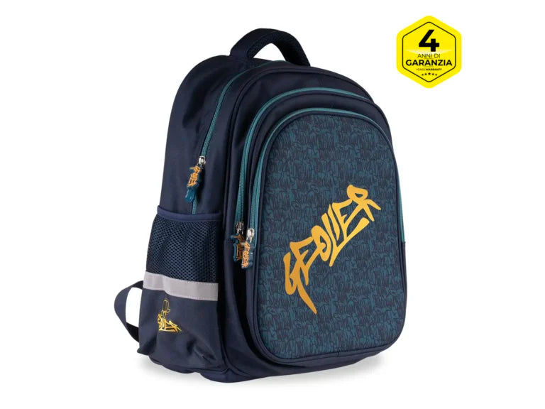 Zaino scuola Graffiti Geolier con cuffie omaggio