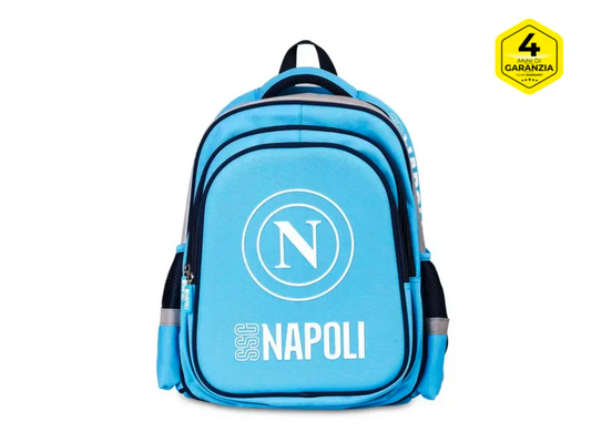 Zaino scuola SSC Napoli Azzurro con borraccia omaggio