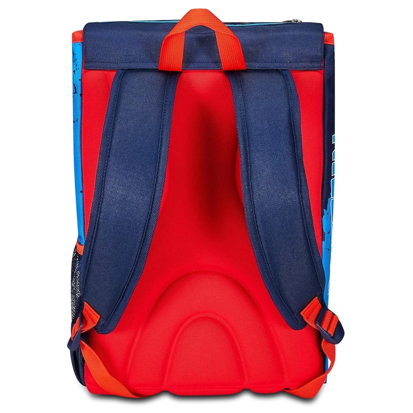 Seven Extendable Captain America Legendary Avenger Backpack 3D Shield with Water Bottle Pocket Blue Red Marvel
