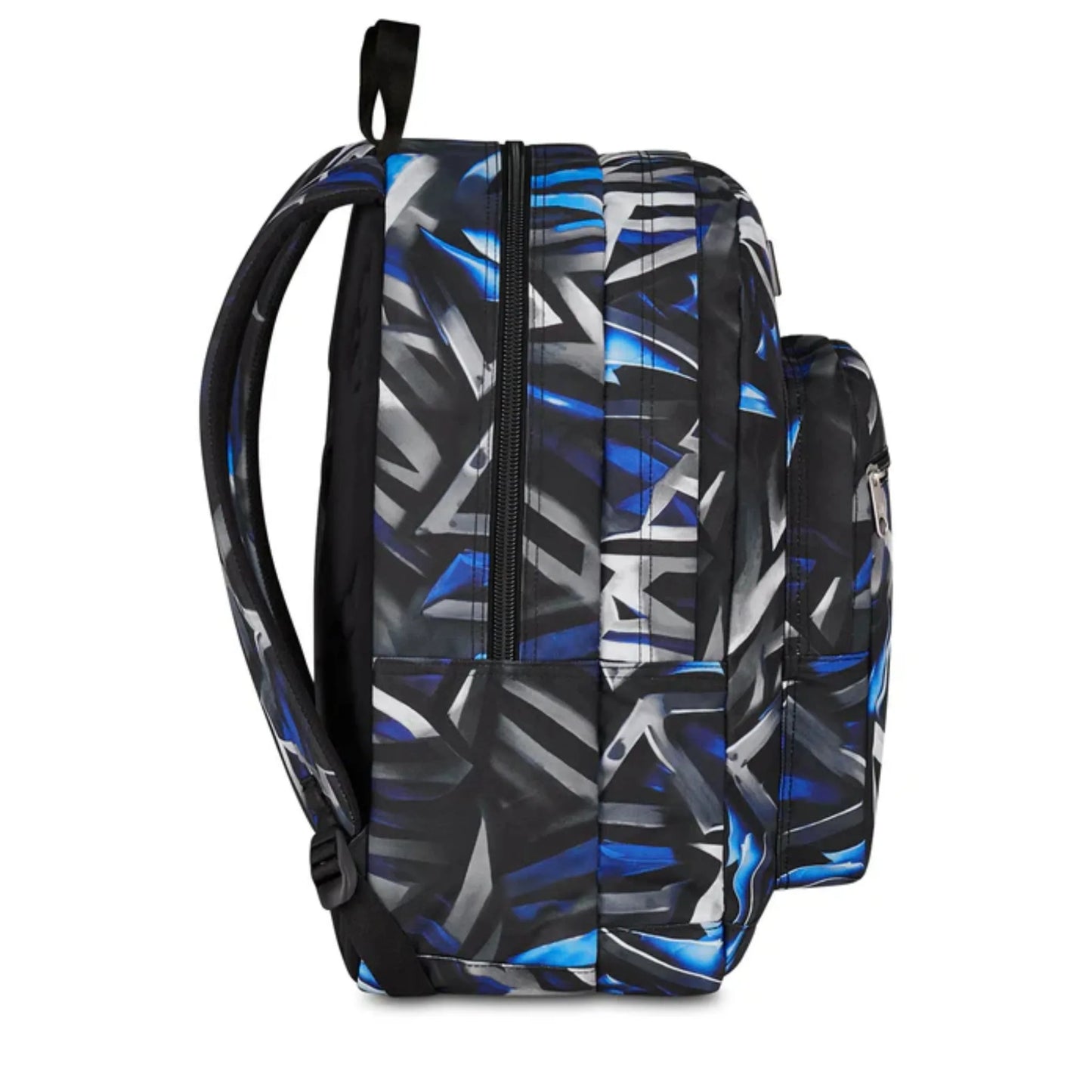 Zaino Seven Freethink Boy Fantasia Graffiti Blu Doppio Scomparto con Tasca PC e Porta Borraccia