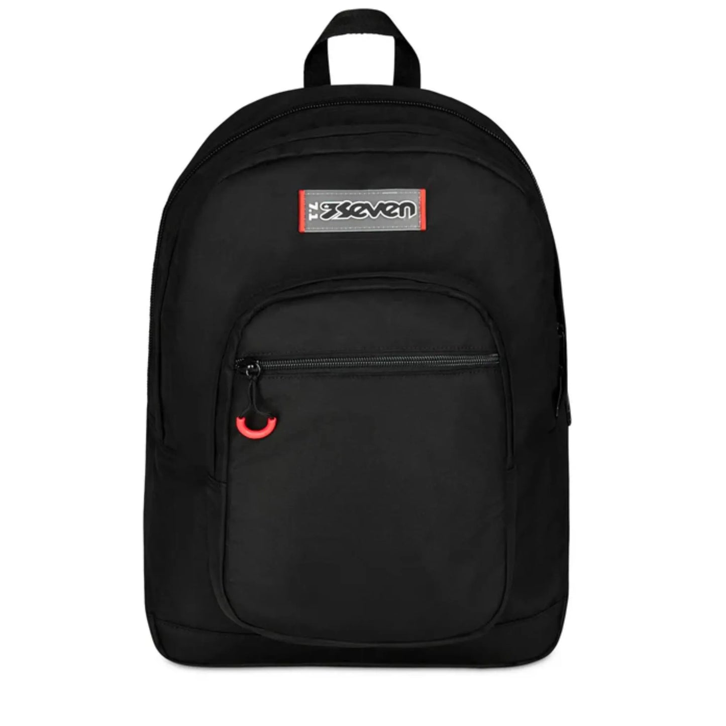Zaino Seven Freethink Doppio Scomparto Nero con Tasca PC e Porta Borraccia