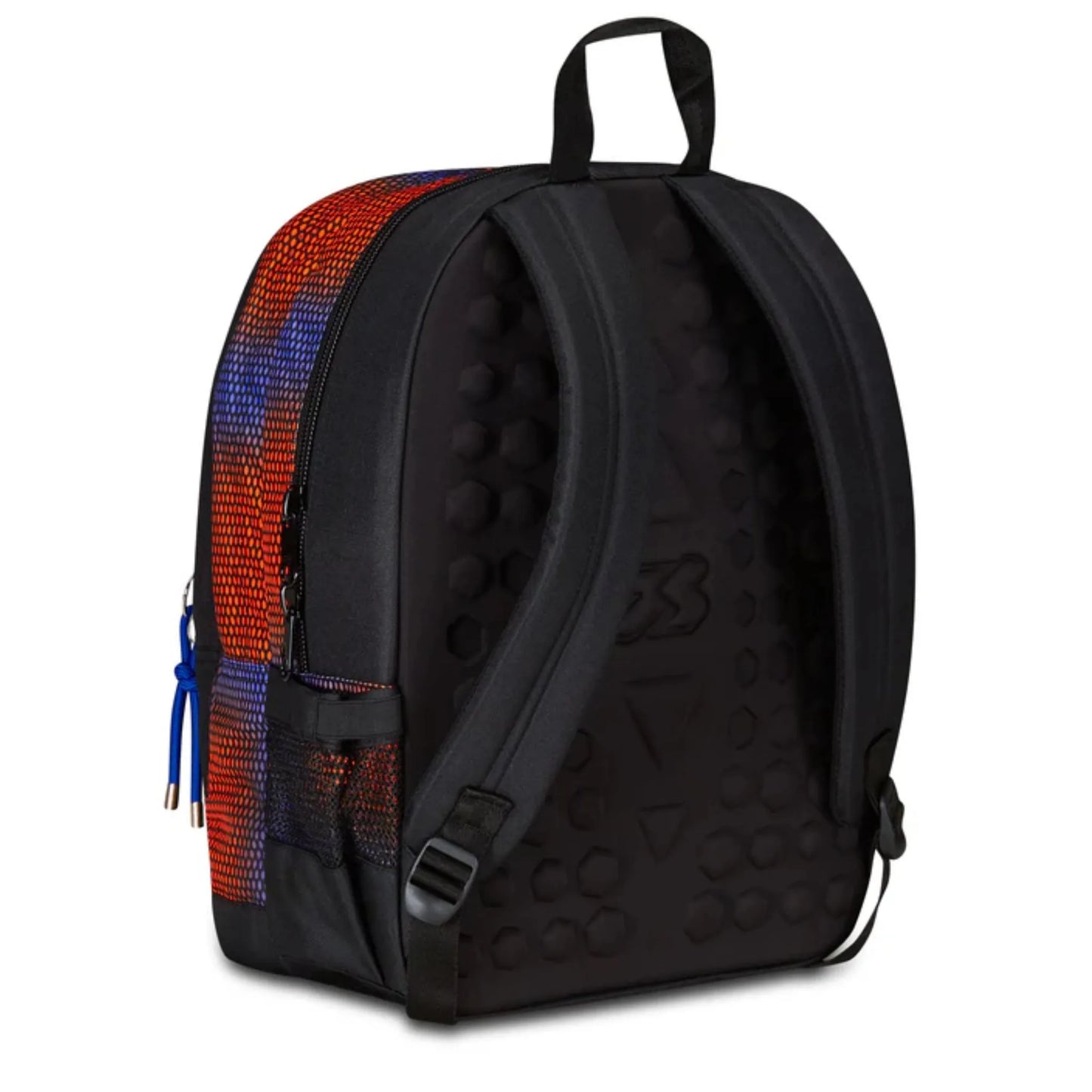 Zaino Seven Freethink Shadefull Boy Fantasia Arancio Blu Doppio Scomparto con Tasca PC e Porta Borraccia