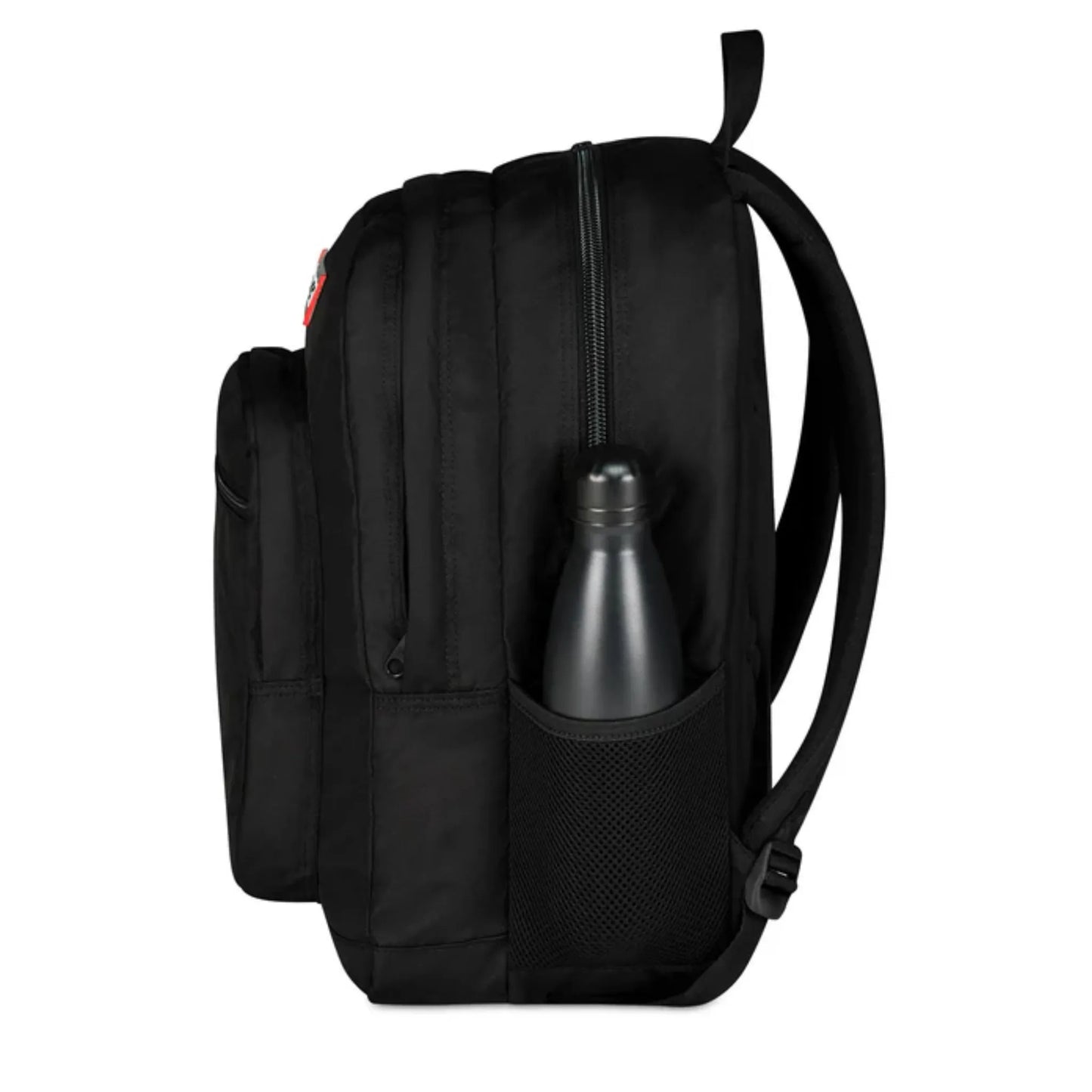 Zaino Seven Freethink Doppio Scomparto Nero con Tasca PC e Porta Borraccia