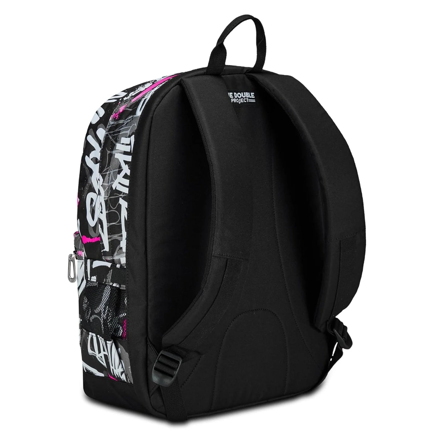 Zaino Seven The Double Reversibile Pink Street con Earphones Wireless LED e Marker in Omaggio