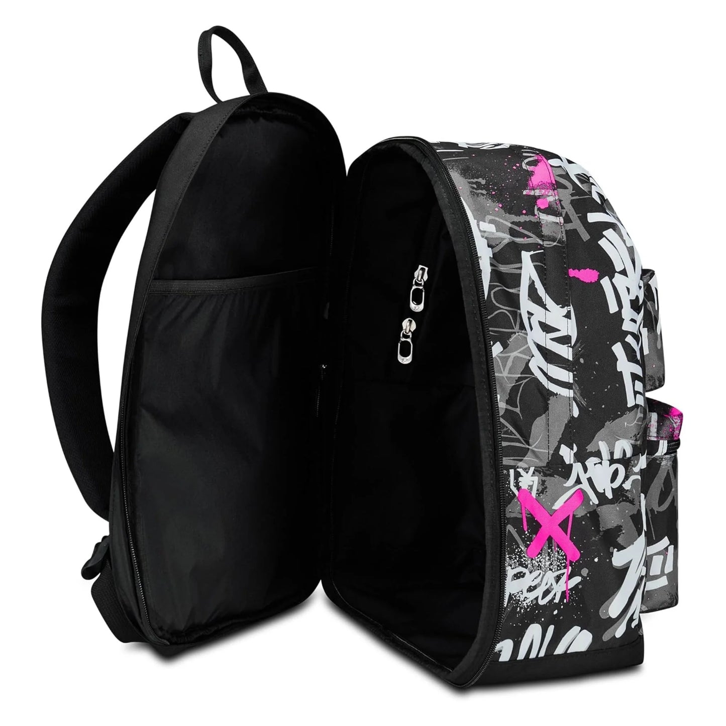 Zaino Seven The Double Reversibile Pink Street con Earphones Wireless LED e Marker in Omaggio