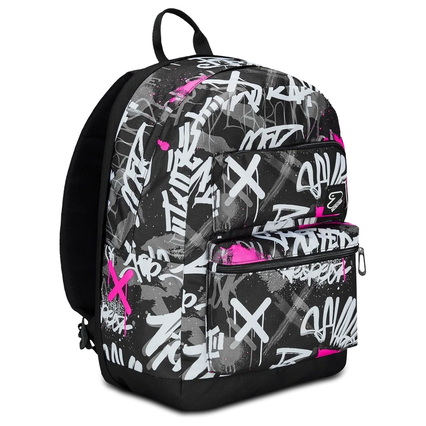 Zaino Seven The Double Reversibile Pink Street con Earphones Wireless LED e Marker in Omaggio