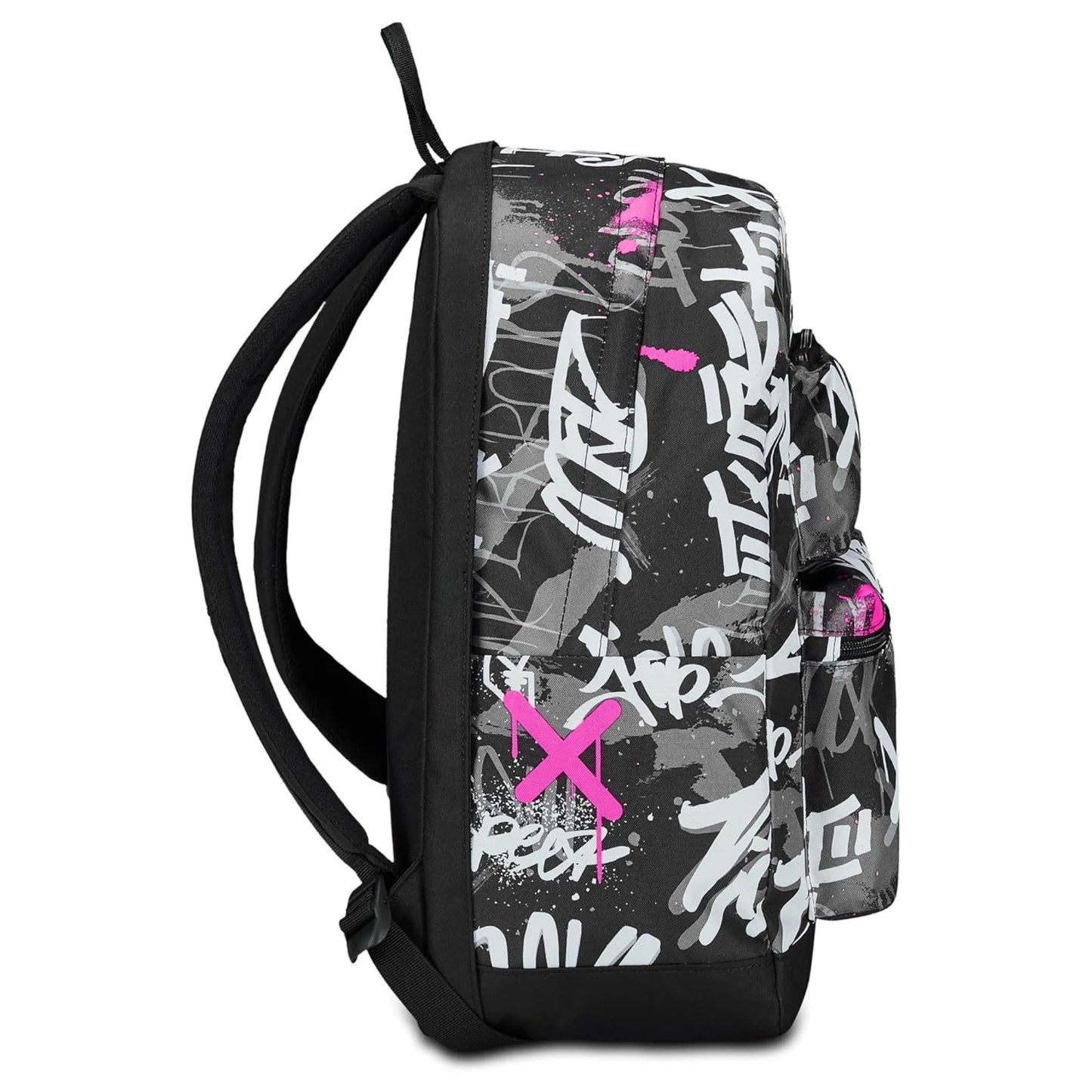 Zaino Seven The Double Reversibile Pink Street con Earphones Wireless LED e Marker in Omaggio