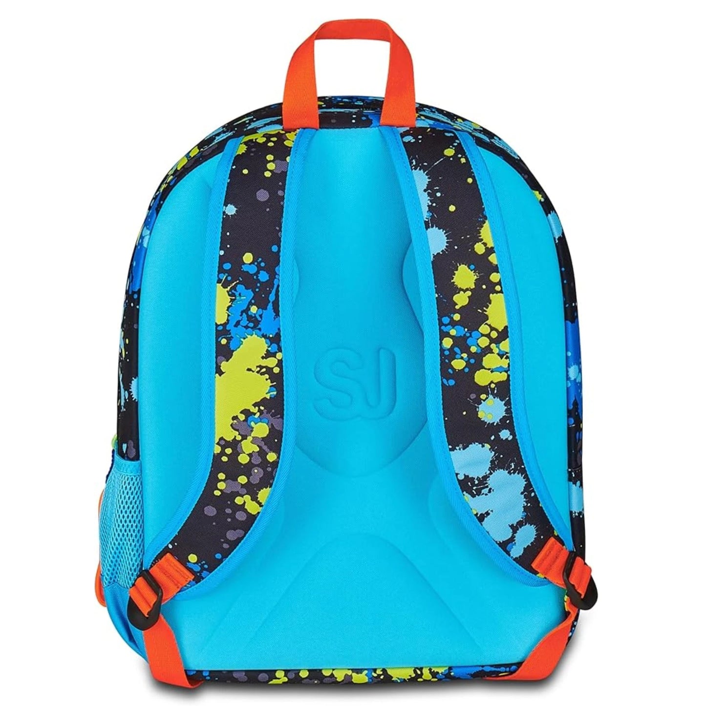 Zaino SJ Ever Gamer Rules Doppio Scomparto con Controller Gaming e Charm Staccabile Fantasia Splash Multicolor