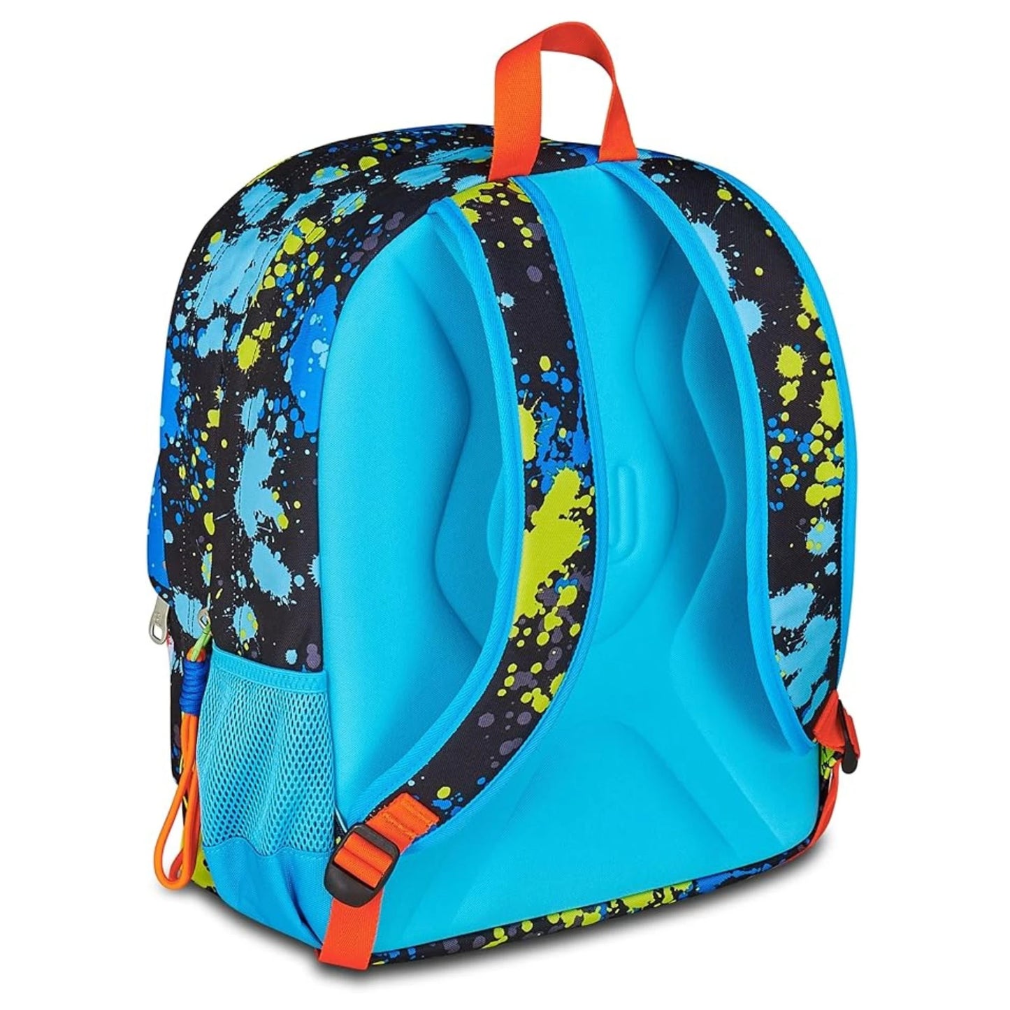 Zaino SJ Ever Gamer Rules Doppio Scomparto con Controller Gaming e Charm Staccabile Fantasia Splash Multicolor