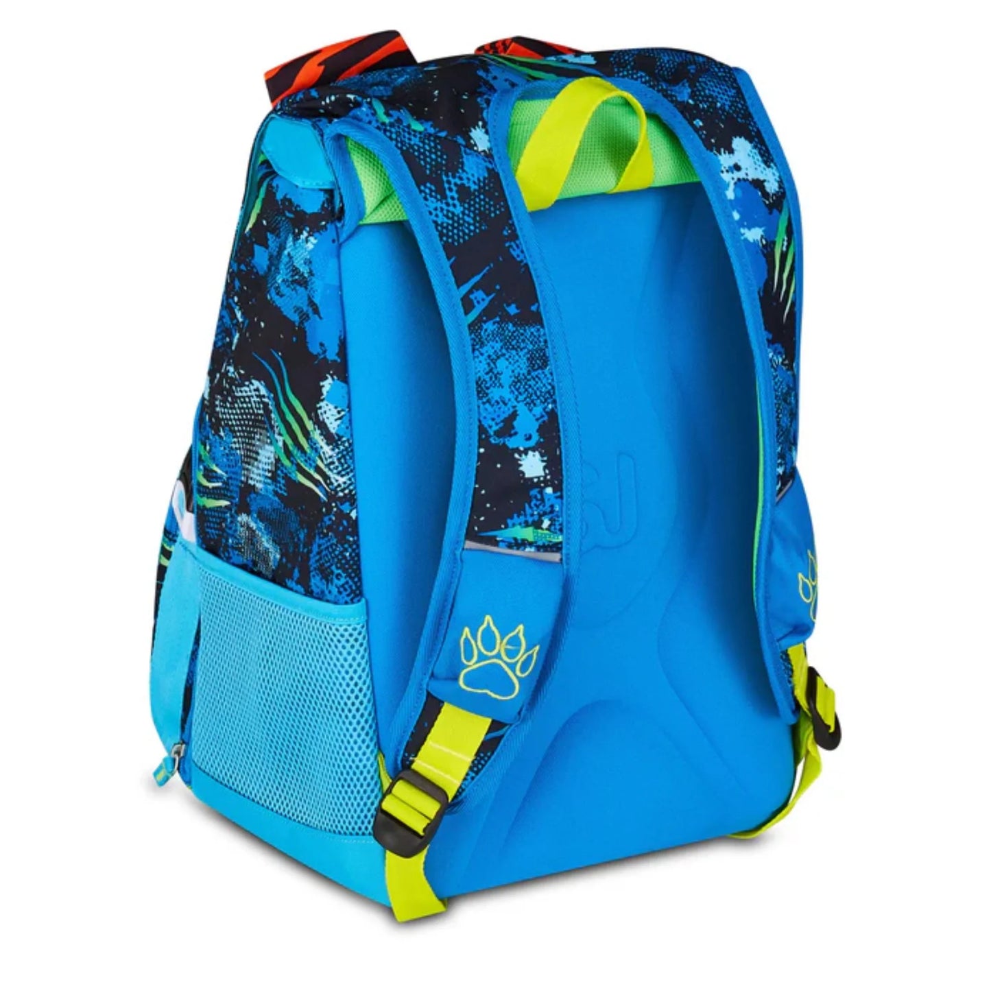 Zaino SJ Gang Estensibile Big Air Tiger con Orecchie Peluche Sollevabili Fantasia Tigre Blu Arancio