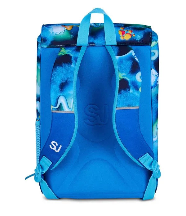 Zaino SJ Gang Estensibile Big Space Ride con Ali a Scomparsa e Astronauta 3D Fantasia Spaziale Blu